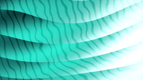 Teal abstract wave layers background curved lines smooth motion loop Stock Footage 333724473