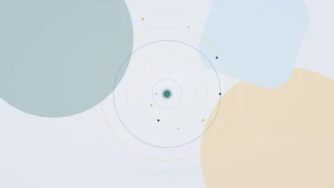Teal and amber AI agent automation workflow flat design loop Video stock 342627623