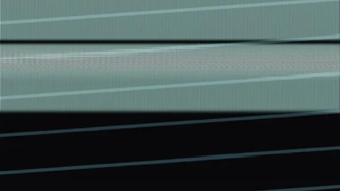 Teal and black glitch background features grainy noise and horizontal bands.. Stock Footage 346759488