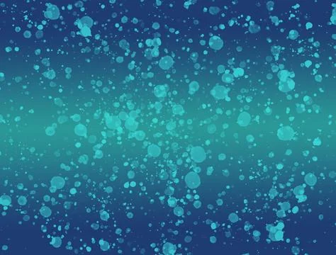 Teal and Blue Splatter Background. Stock Illustration