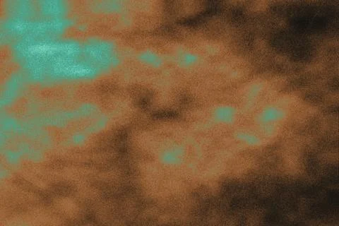 Teal and brown abstract background with noise and scratches for creative de.. Stock Photos