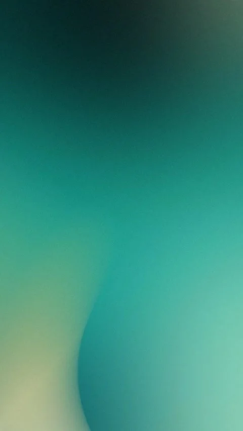 Teal and cream abstract gradient background with soft curves. Seamless loop Vídeo Stock 309701474