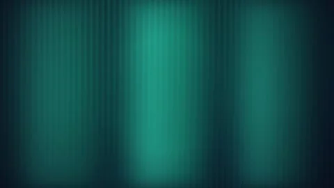 Teal and emerald green vertical ridges shimmer with pulsing light Stock Footage 342216775