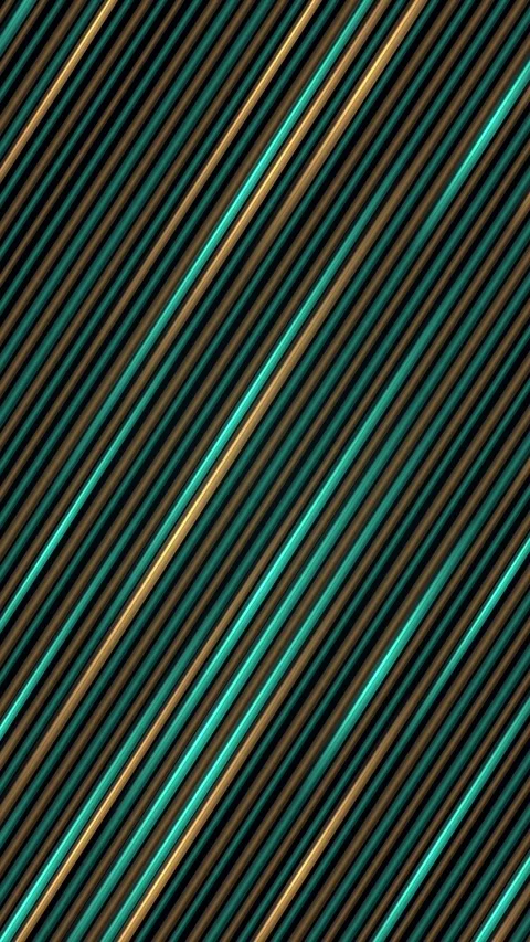 Teal and gold diagonal stripes flow vertically in a continuous counter Stockbeeldmateriaal 345184932