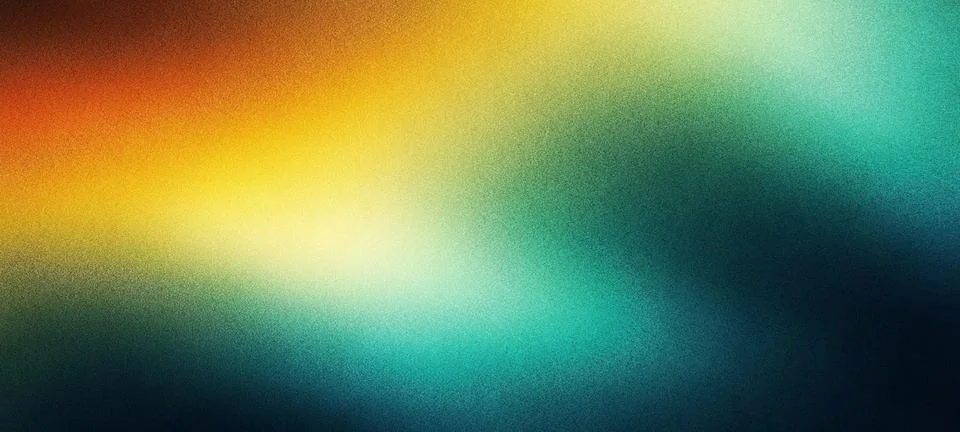 Teal and orange abstract gradient background Ilustração Stock
