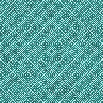 Teal and White Square Geometric Repeat Pattern Background Stock Illustration