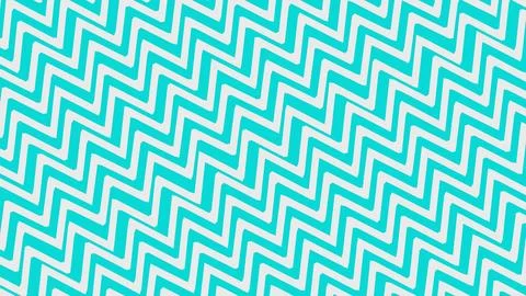 Teal and white zigzag pattern filling the frame, creating a bold geometric ba Иллюстрация