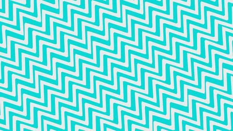 Teal and white zigzag pattern fills the frame with bold geometric rhythm and  Stock Illustration