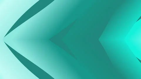Teal Background with Arrow Shapes Moving. Stock Footage 329426401