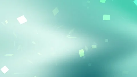 Teal background features scattered translucent pastel squares. Stock Footage 302160612