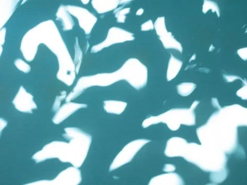 Teal background shadow light overlay blur nature on cment floor wall Stock Illustration