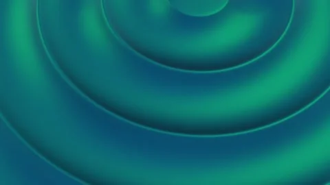 Teal Blue Abstract Loop: Metallic Spheres in Cyclical Motion - Hypnotic Geo.. Stock Footage 339829776