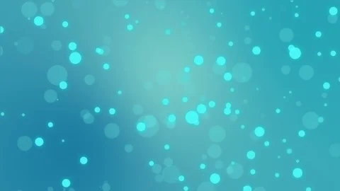 Teal blue bokeh particle background Stock Footage 88567412