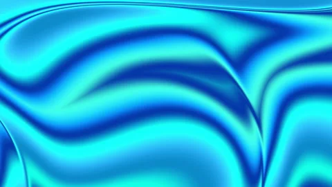 Teal blue gradient loop background with smooth wave creating abstract wallpaper Stock Footage 347513923
