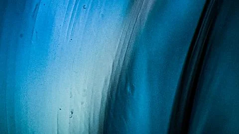 Teal Blue Grainy Gradient Wave Stock Photos
