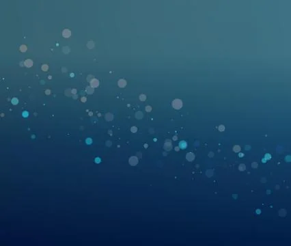 Teal Blue Night Bokeh Vector with Silver Glow for Holidays and Hanukkah Stock Illustration