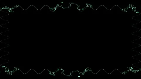 Teal Border Frame for Pictures or Text Video stock 284393883