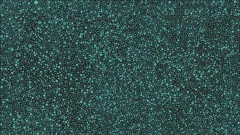 Teal Bubbles Circles on Black Background Dots Stock Illustration