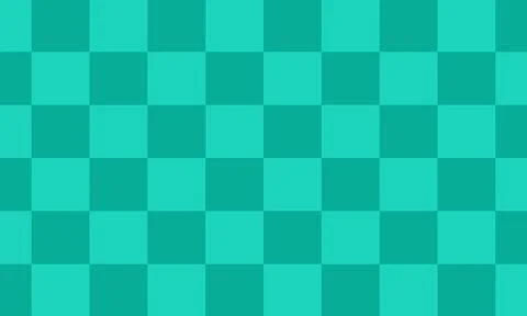 Teal checkerboard seamless pattern for bold backgrounds Stock Illustration