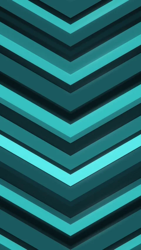 Teal chevron 3d layers seamless loop motion background Stock-Footage 346570990