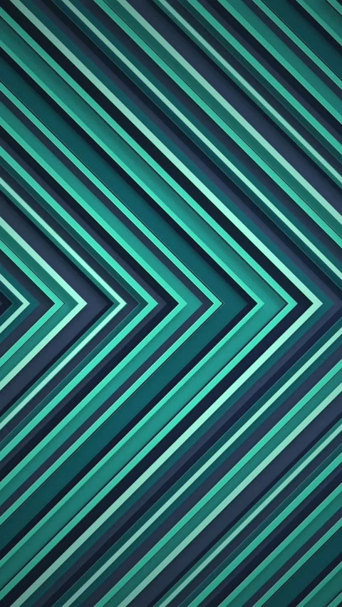 Teal chevron geometric pattern shifting seamless loop motion Stock Footage 346570987