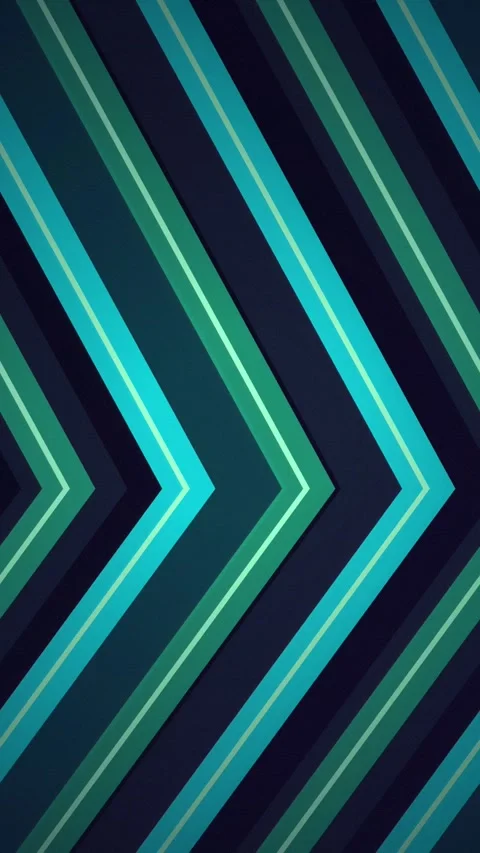 Teal chevron geometric pattern upward scrolling seamless loop motion Stock Footage 346570911