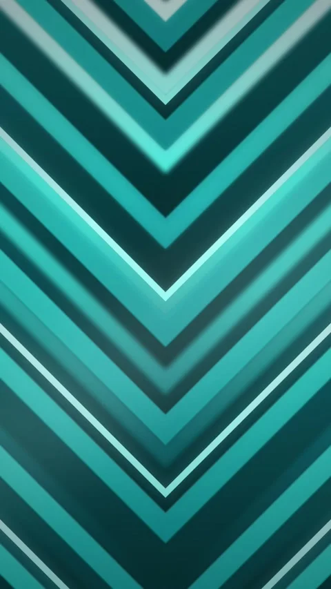Teal chevron pattern cascading downward seamless loop background Stock Footage 346570885