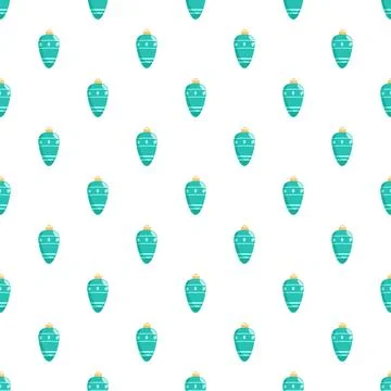 Teal christmas bauble pattern creating festive background イラスト素材