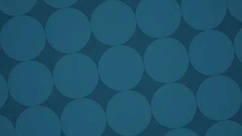 Teal Circles Pattern 4K Loopable Geometric Background for Tech Presentation.. Stock Footage 347545335