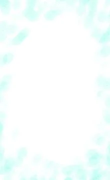Teal dappled texture frame, light blue speckled border, illustation 库存插图