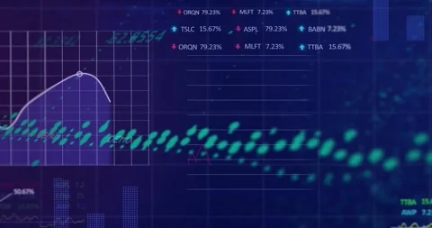 Teal data stream moving diagonally across grid initiating fade, updating Stock Footage 317118186