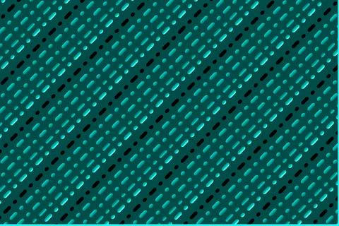 Teal Diagonal Dot Pattern Abstract Background With Rounded Capsule Texture .. 스톡 일러스트