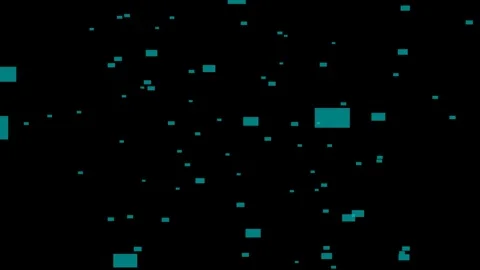 Teal digital particle background, Abstract technology motion graphic, Moder.. Stock Footage 337616911