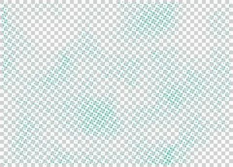 Teal Dotted Pattern on White Background Illustrazione stock