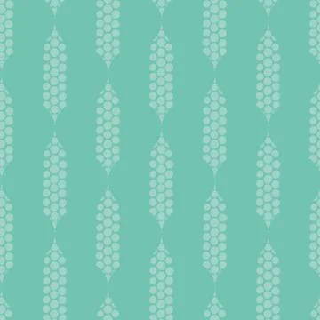 Teal dotted striped seamless vector pattern Stock Illustration