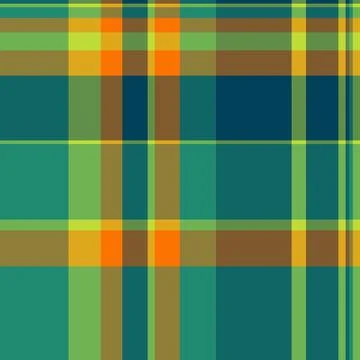 Teal fabric vector textile, creative tartan check seamless. Mesh texture pa.. Illustrazione stock