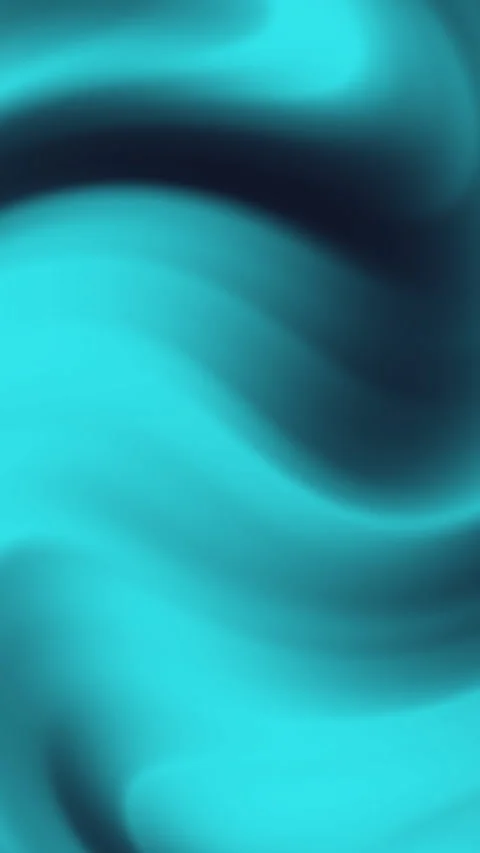 Teal Fluid Wave Abstract Background Smooth Silky Gradient Motion Loop Stock Footage 327619509