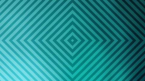Teal Geometric Diamond Pattern Pulsing in Abstract Digital Background Stock-Footage 333980188