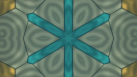 Teal Geometric Star Pattern Seamless Loop Stock Footage 340592700