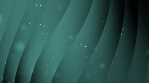 Teal glowing diagonal lines with light speckles, suitable for backgrounds Stock Footage 301349773