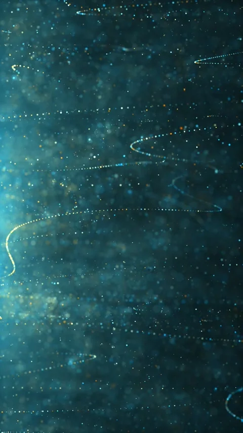 Teal gold delicate floating particle dust trails 스톡 동영상 344050880