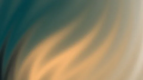 Teal gold gradient abstract background blurred wavy flowing smooth elegant Видео 330530065