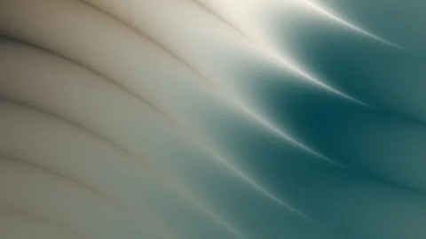 Teal gold gradient abstract waves flowing elegant modern background Stock Footage 330532801