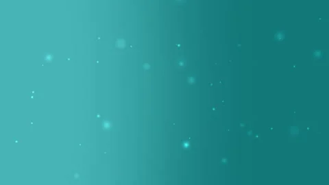 Teal Gradient Background with Glowing Floating Particles and Abstract Light Stock-Footage 336357810