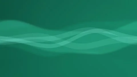 Teal gradient with wavy translucent green lines flowing 스톡 동영상 330059298