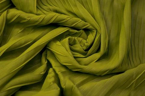 Teal green fabric overlapping pattern on the center Stock Photos