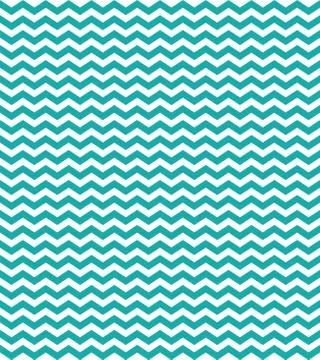 Teal Green White Chevron Zigzag Stock Illustration