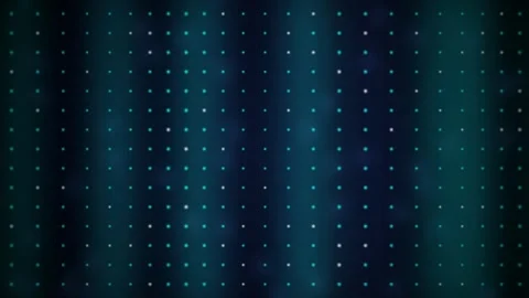 Teal grid dots shimmering seamless loop motion background Vidéo 344926424