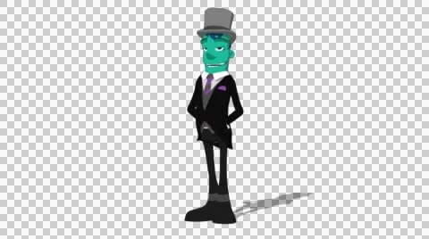 Teal Groom 'Talking without Gestures' Connectable Character Animation Stock Footage 52129787