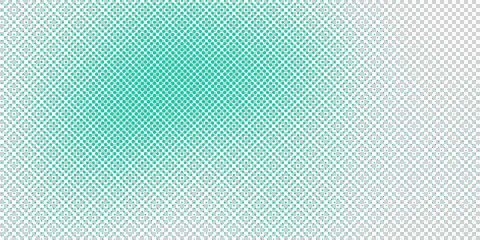 Teal halftone dot pattern background with gradient fade effect 스톡 일러스트